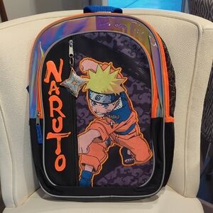 Naruto Kids' Backpack - Black & Orange